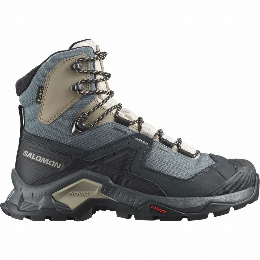 Salomon Quest Element Gore-tex Kadın Trekking Botu Gri/Siyah/Haki [GTR7789WU]